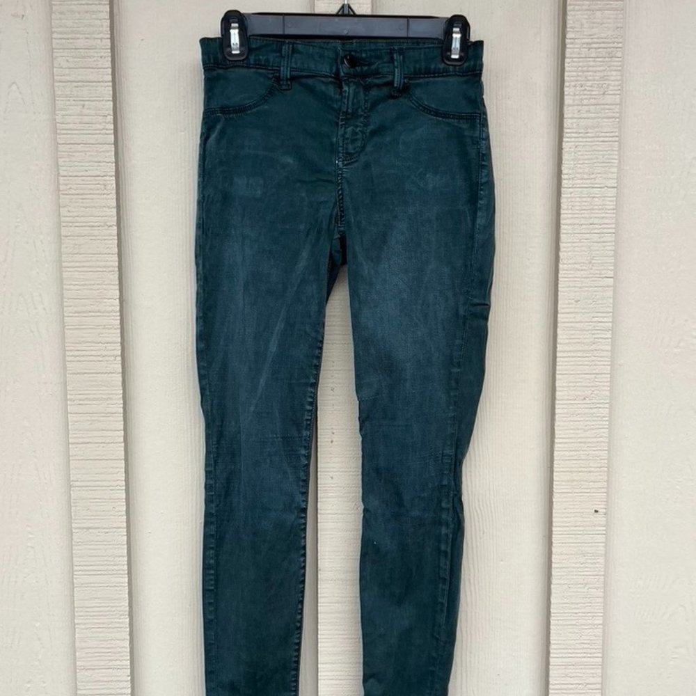 J Brand Super Skinny Forest Green Pants